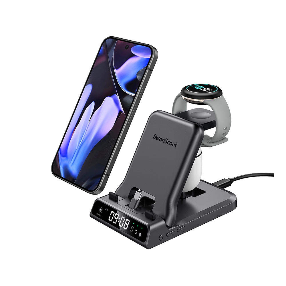 SwanScout 701G - Chargeur rapide filaire pour Pixel Watch 1