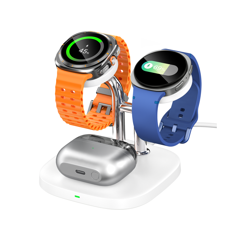 SwanScout 704S - サムスン用デュアルウォッチワイヤレス充電器