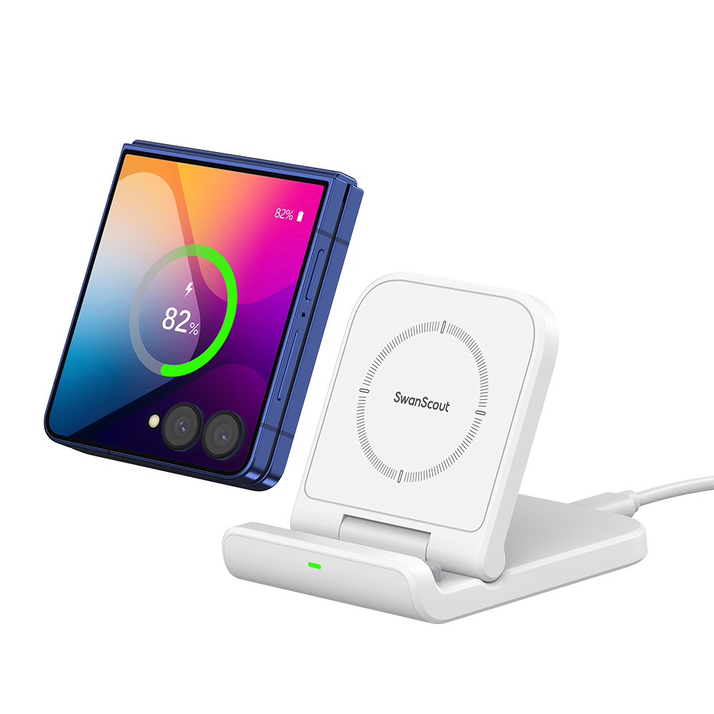 SwanScout 501S – Supporto di Ricarica Wireless per Galaxy Z Flip 7