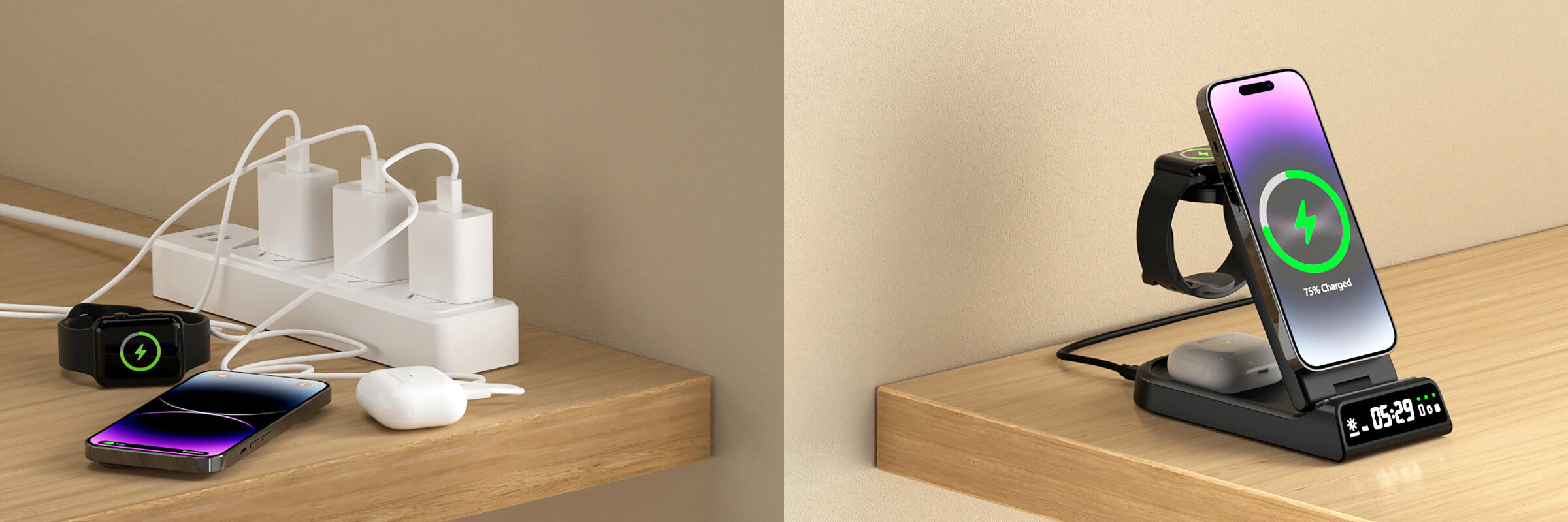 Experience the convenience of fast, foldable, and portable charging with the SwanScout 702M | 3 In 1 Foldable Wireless Charging Station for Apple devices. This unique SwanScout Charging Station for Apple is designed for portability and speed, ensuring your Apple devices are powered up wherever you go.