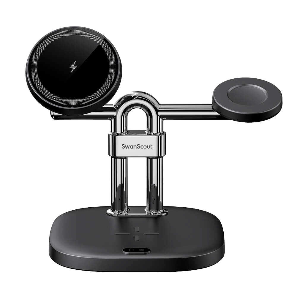 SwanScout 712SM - 3 in 1 Magnetic Wireless Charging Station for Samsung