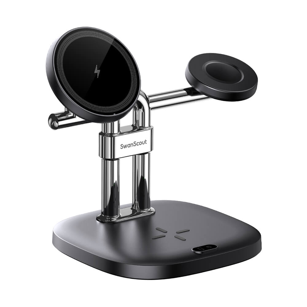 SwanScout 712SM - 三合一磁吸無線充電座(適用於三星)