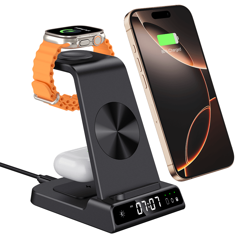 SwanScout C02 -3 in 1 Wireless Charging Stand for Apple