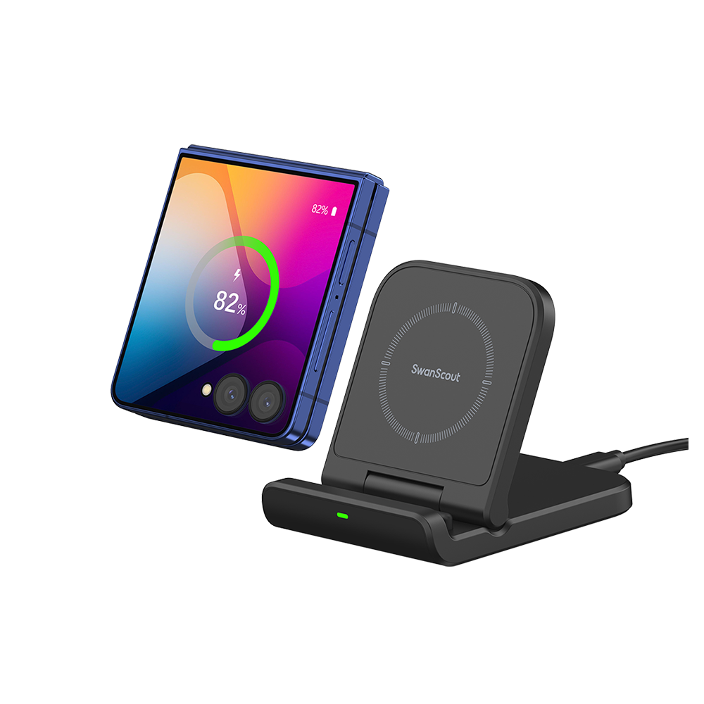 SwanScout 501S - Wireless Phone Charger Station for Galaxy Z Flip 7/6/