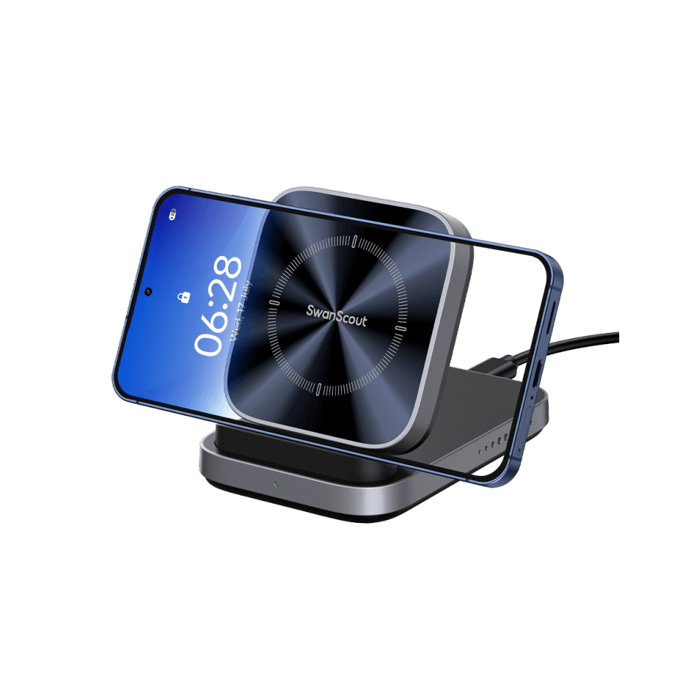 SwanScout 508 - Portable Wireless Charger Stand for Phones