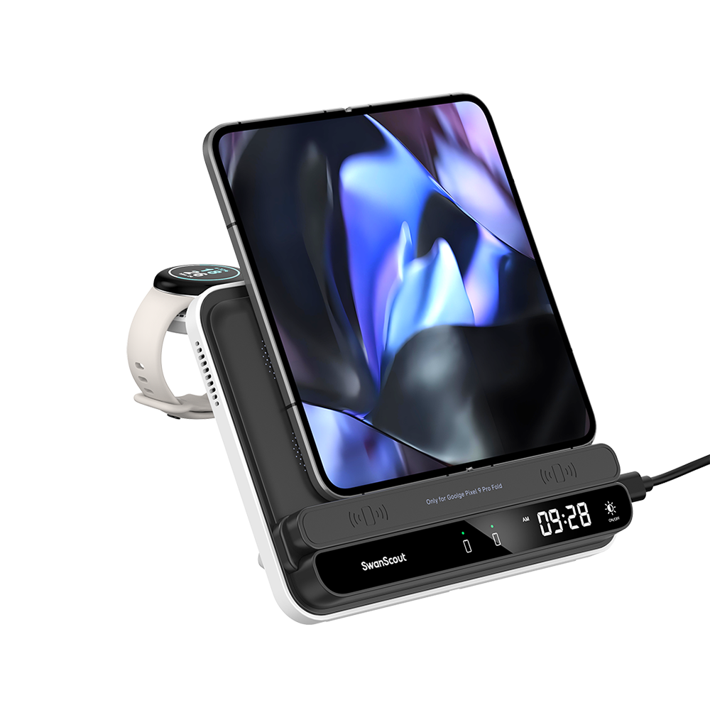 SwanScout 710FG2 - Wireless Charging Stand for Pixel Fold & Watch 2/3