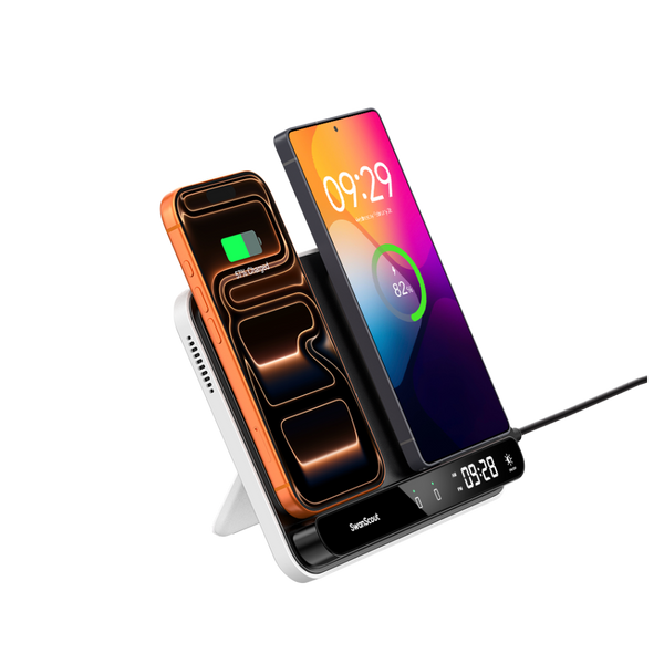 SwanScout 504 - 双手机无线充电器