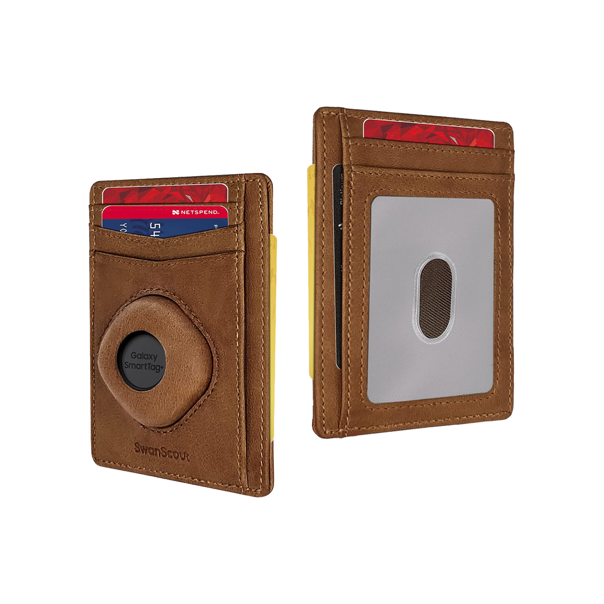 SwanScout 104S | for SmartTag & SmartTag+, RFID Blocking Slim Wallet