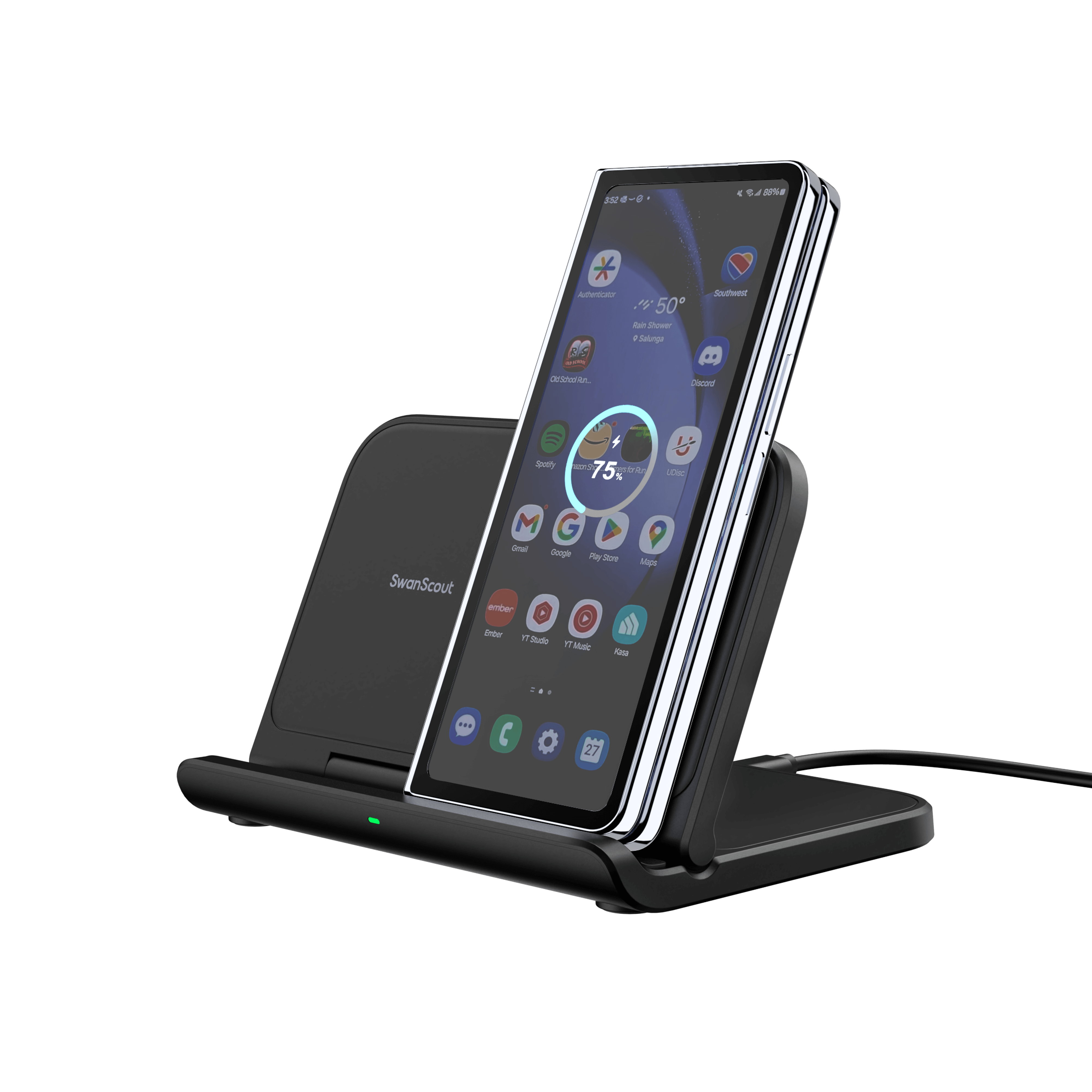 SwanScout 503S丨Foldable & Portable Charger Stand for Samsung Phone