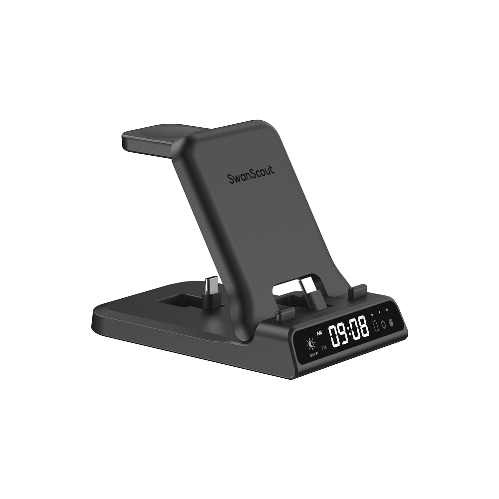 SwanScout 701G | 3 In 1 Fast&Foldable Charging Station for Google Devices