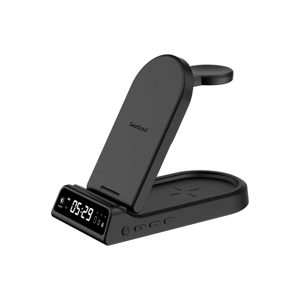 SwanScout 702S | 3 In 1 Foldable Wireless Charging Station for Samsung Devices