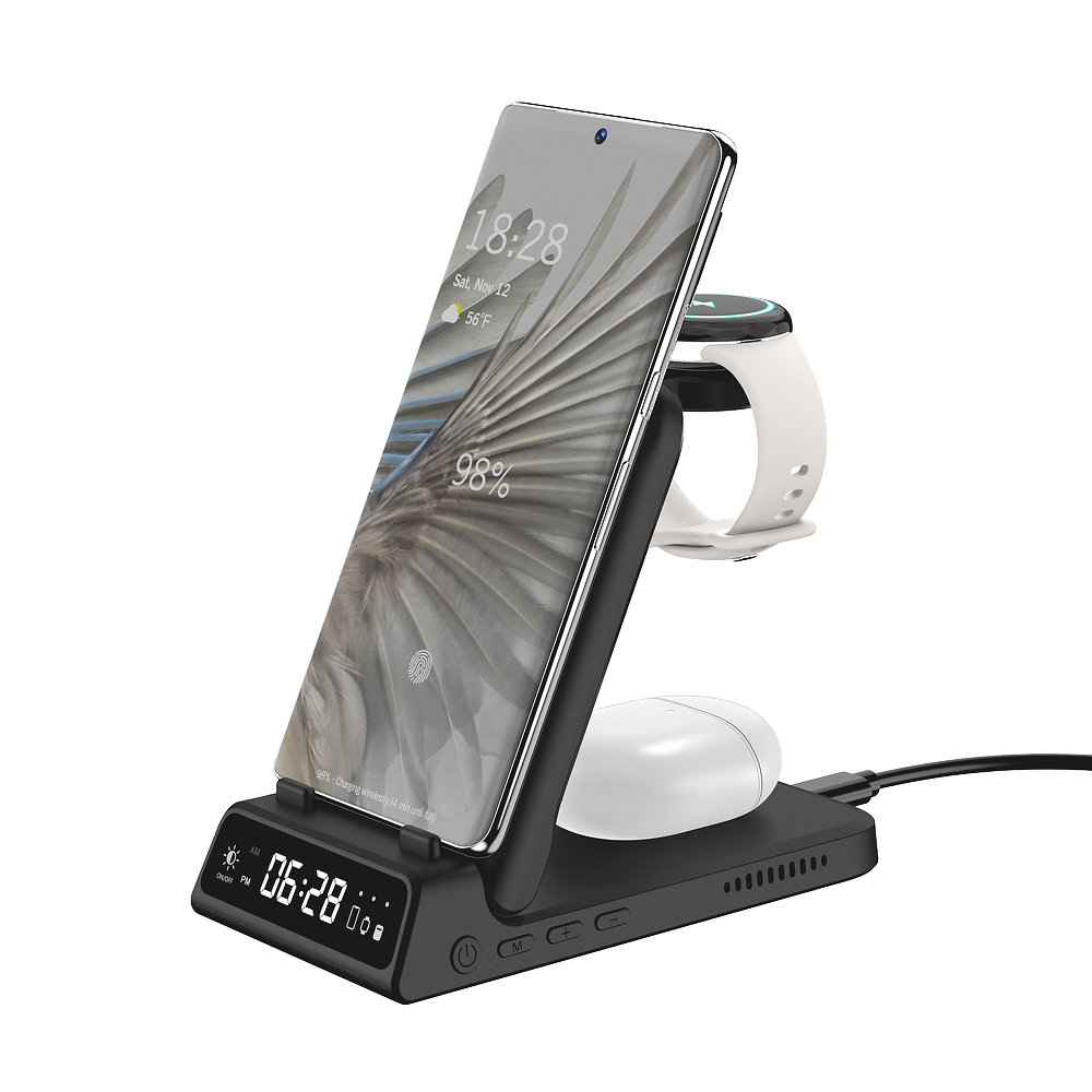 SwanScout 703G | 3 In 1 Foldable Wireless Charging Station for Google Devices