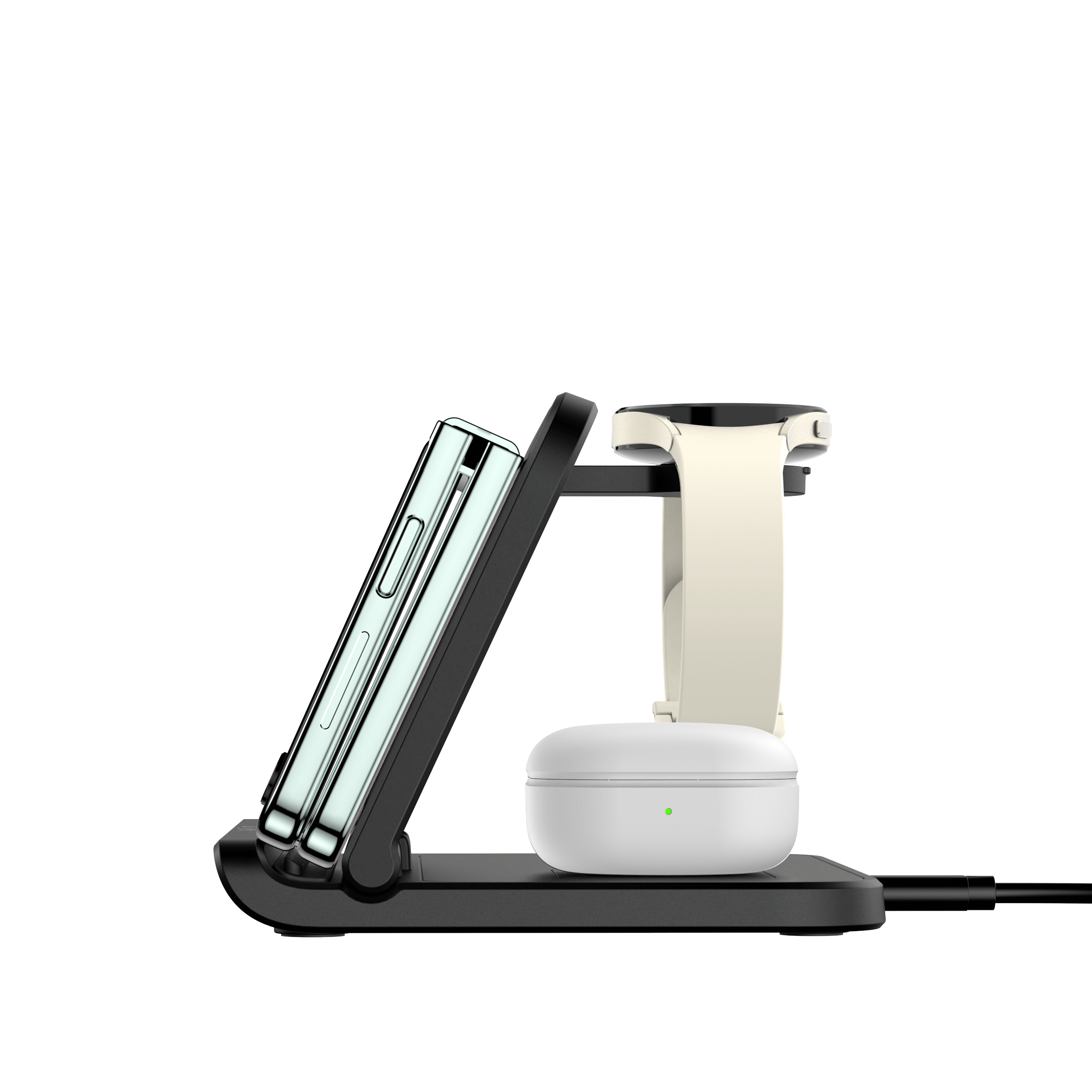 SwanScout 705S丨Foldable & Portable 3-in-1 Wireless Charger for Samsung Products