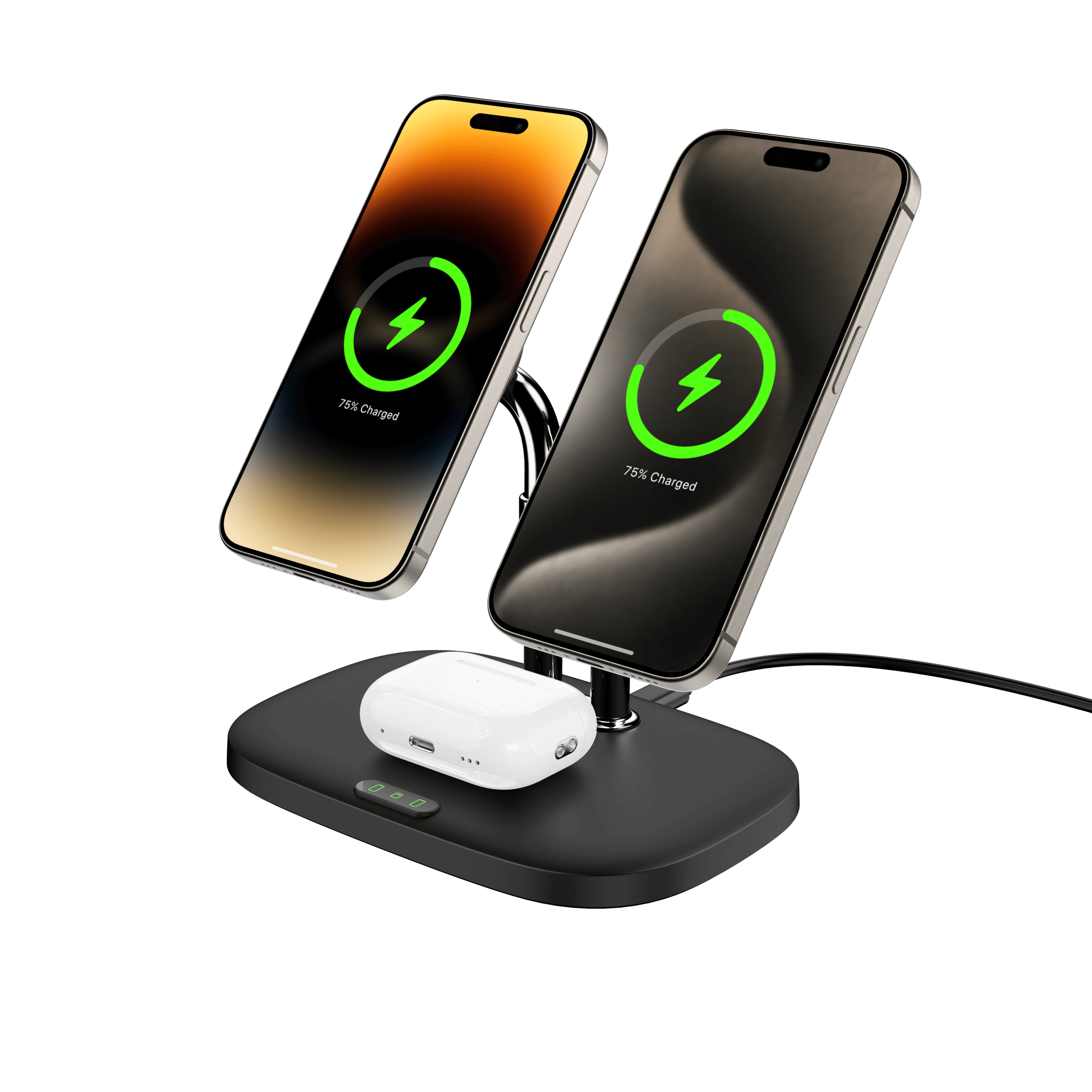 SwanScout 706M |  3 In 1 Foldable Wireless Charging Station for Apple Devices