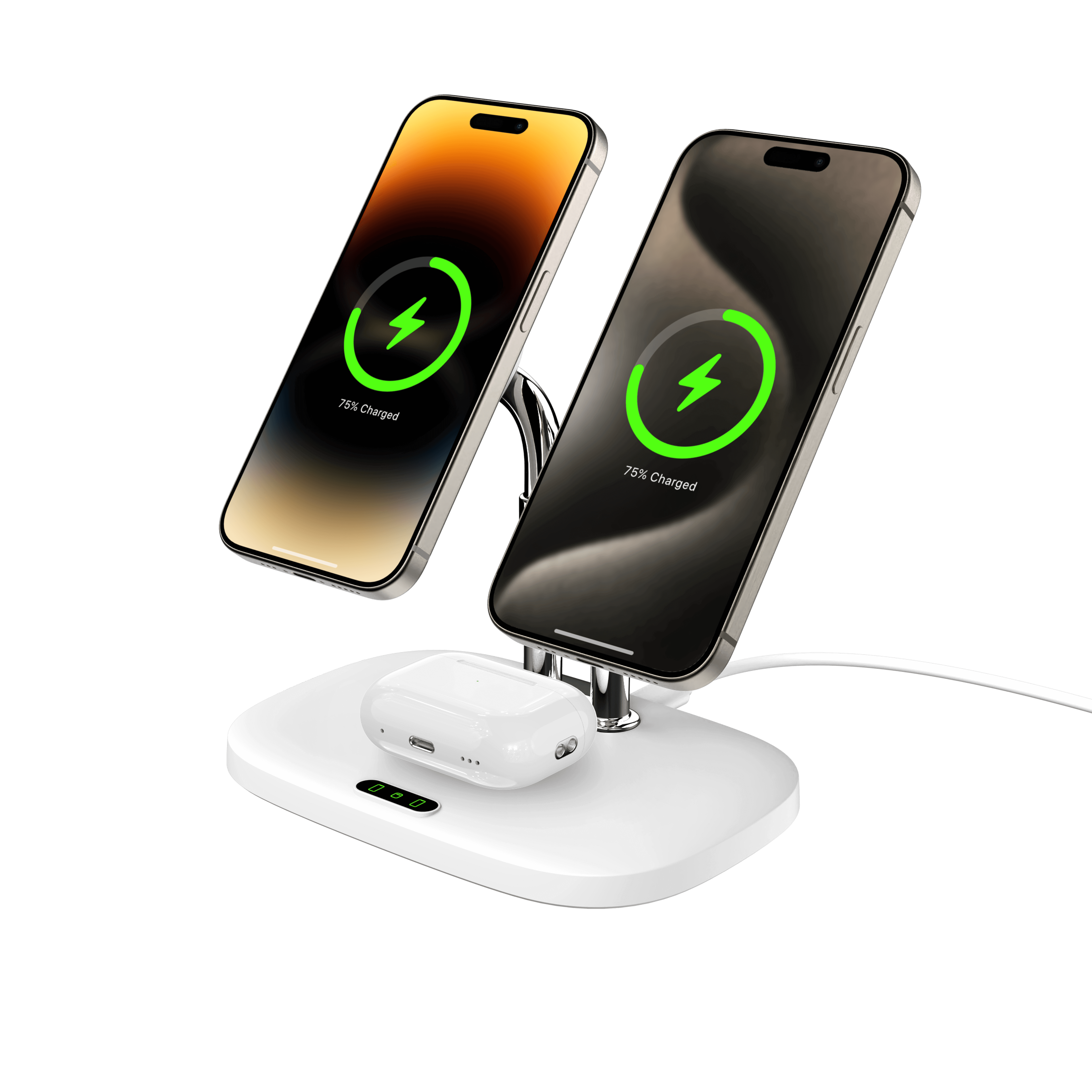 SwanScout 706M |  3 In 1 Foldable Wireless Charging Station for Apple Devices