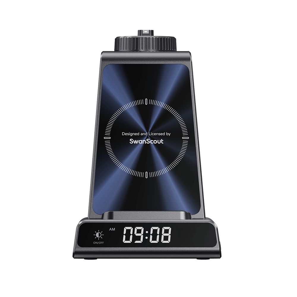 SwanScout C01GM - 3v1 bezdrátová nabíjecí stanice pro Garmin hodinky