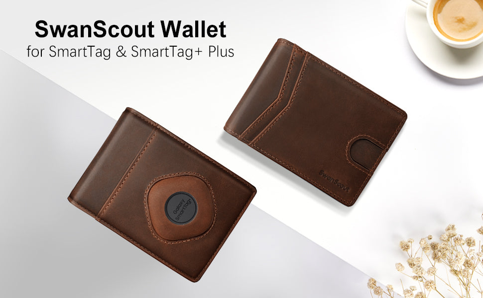 SwanScout 101S Wallet Integrates a Tracker Holder, Enabling You to Track the Wallet and Reduce the Risk of Losing it. SwanScout 101S Wallet for SmartTag & SmartTag Plus Compatible with SmartTag & SmartTag Plus Not Includes SmartTag & SmartTag Plus With Innovative Design on Function & Stylish Design on Appearance, Our Wallets Can Both Meet Your Daily Use and Match Your Fashion Style.