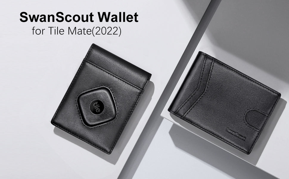 SwanScout 102T Wallet Integrates a Tracker Holder, Enabling You to Track the Wallet and Reduce the Risk of Losing it. SwanScout 102T Wallet for Tile Mate Compatible with Tile Mate Not Includes Tile Mate With Innovative Design on Function & Stylish Design on Appearance, Our Wallets Can Both Meet Your Daily Use and Match Your Fashion Style.