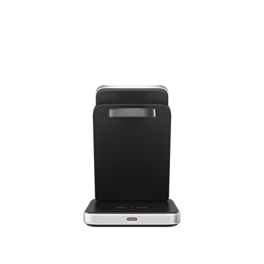 The Apple MagSafe charger provides a precise alignment and efficient charging for your iPhone with a strong magnetic connection.