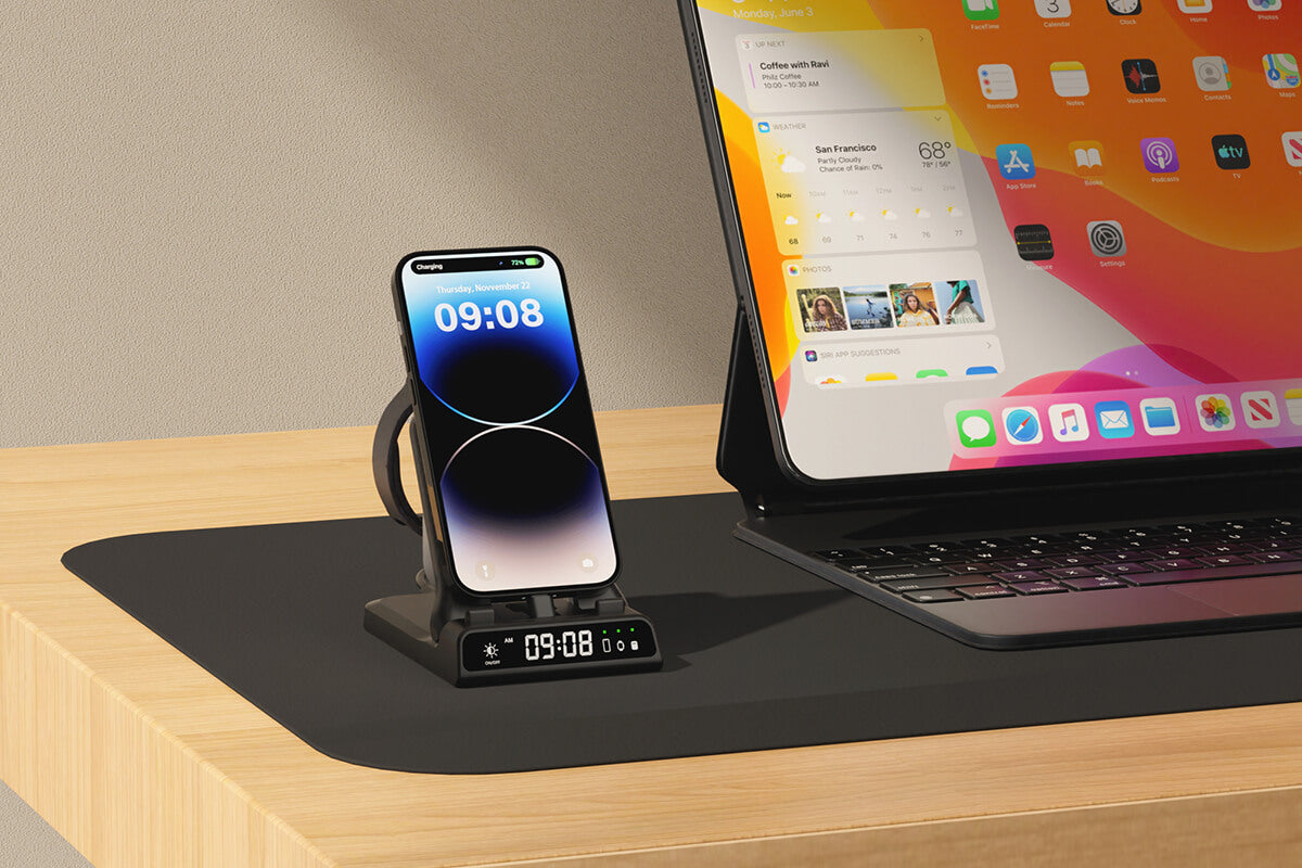 Experience the convenience of fast, foldable, and portable charging with the SwanScout 701A | 3 In 1 Fast&Foldable Charging Station for Apple. This unique SwanScout Charging Station for Apple is designed for portability and speed, ensuring your Apple devices are powered up wherever you go.