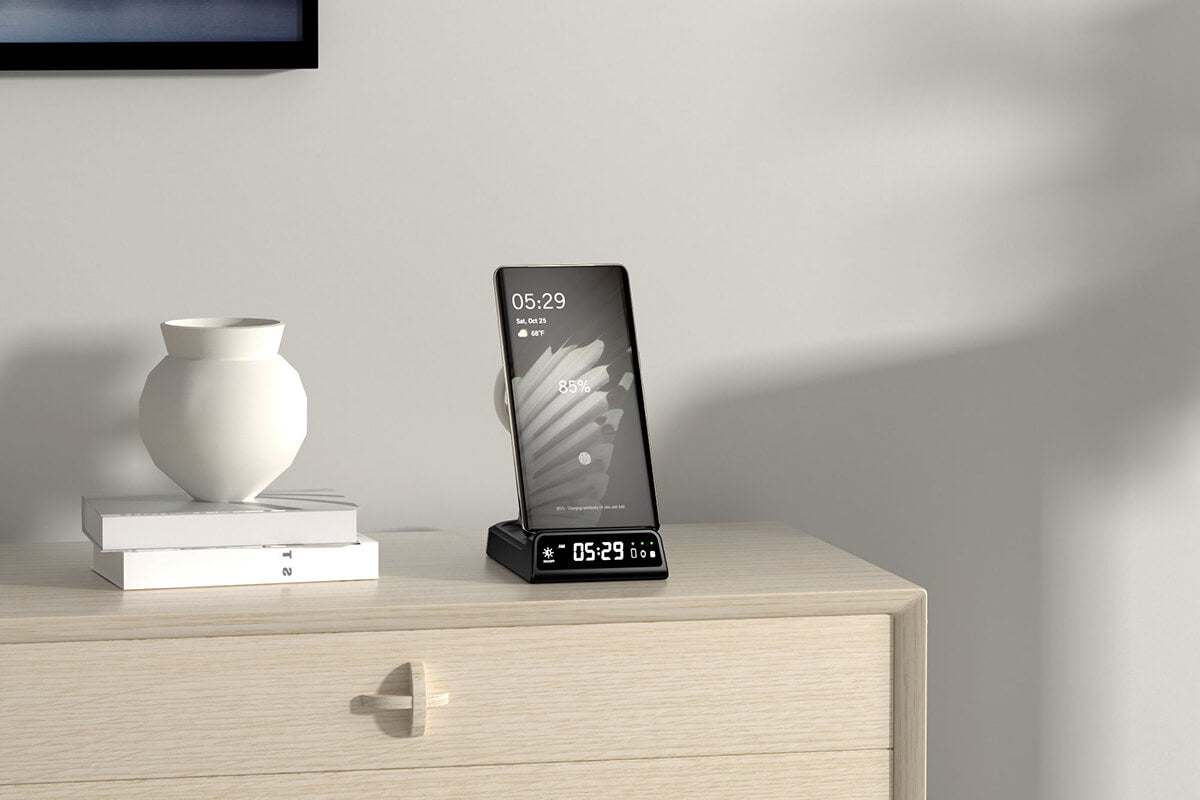 Experience the convenience of fast, foldable, and portable charging with the SwanScout 702G | 3 In 1 Foldable Wireless Charging Station for Google devices. This unique SwanScout Charging Station for Google is designed for portability and speed, ensuring your Google devices are powered up wherever you go.
