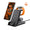 SwanScout 703S - 3-in-1 draadloze oplader voor Samsung met klok