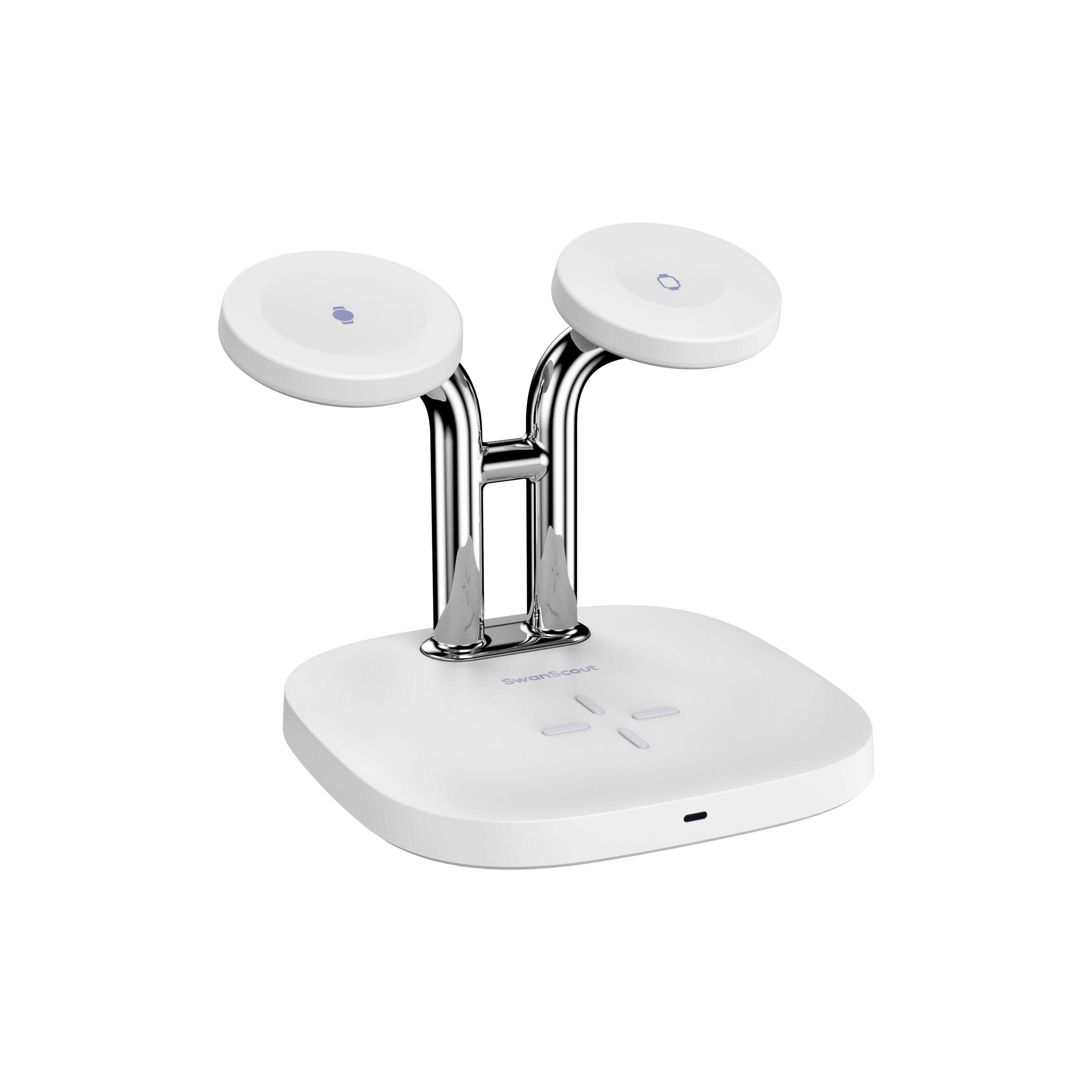 SwanScout 704D - Kabelloses Ladegerät für Apple- und Samsung-Uhren