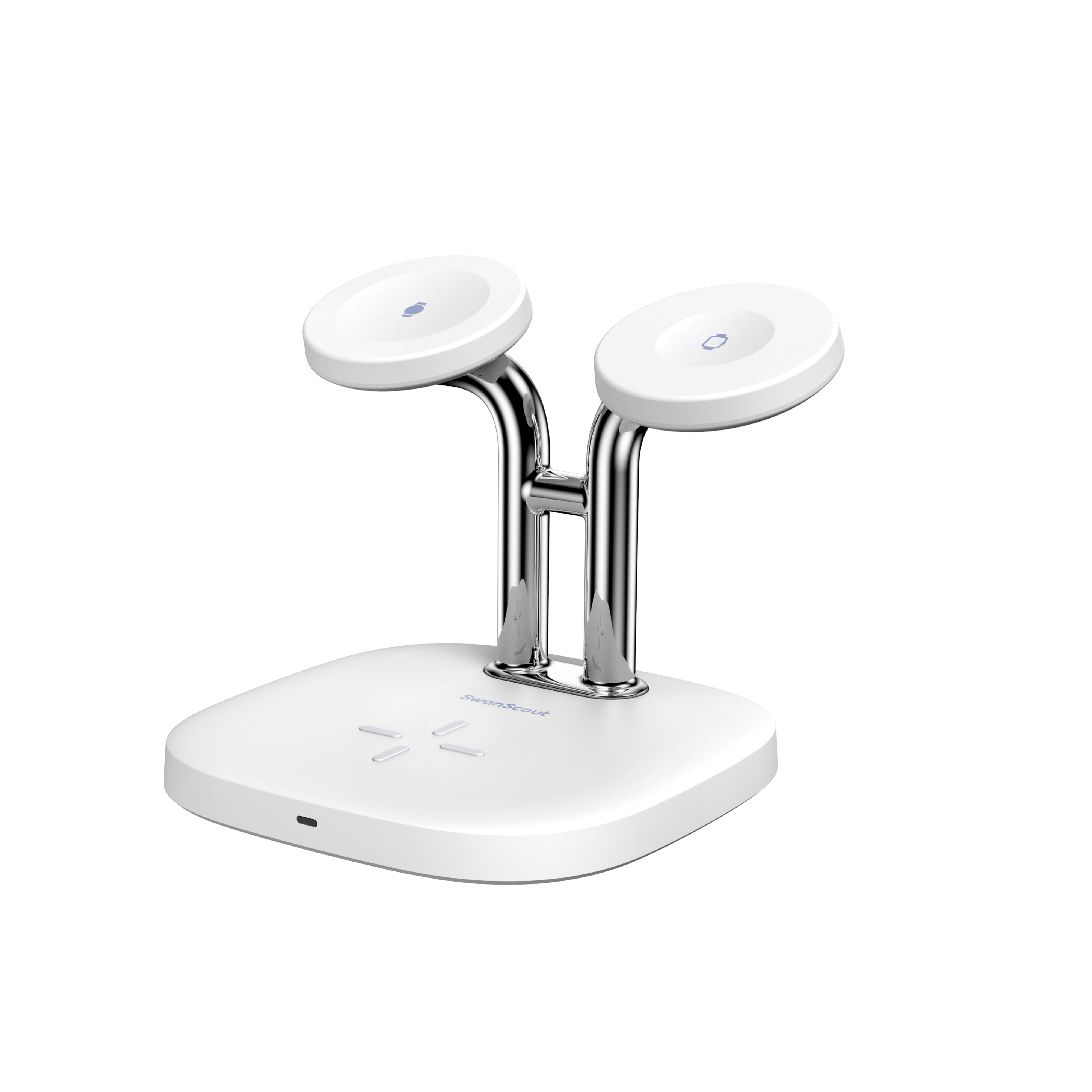 SwanScout 704D - Kabelloses Ladegerät für Apple- und Samsung-Uhren