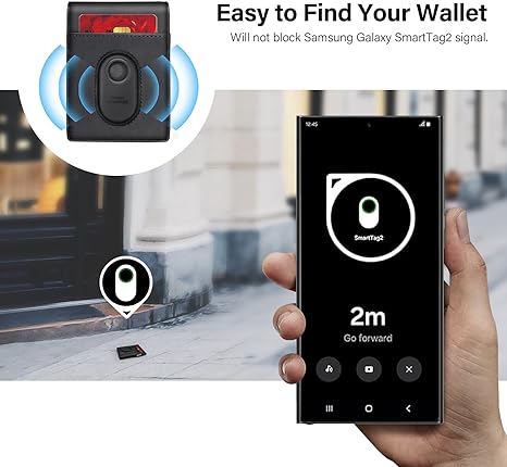 SwanScout SwanWallet 9S Wallet Integrates a Tracker Holder, Enabling You to Track the Wallet and Reduce the Risk of Losing it. 