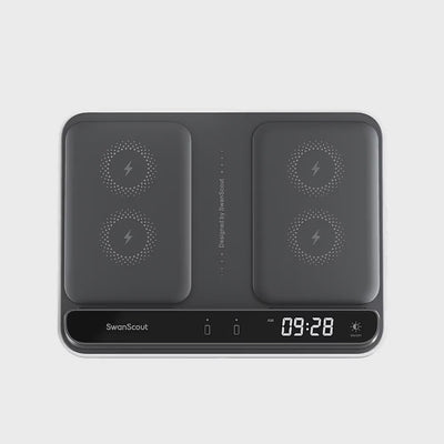 A charging station for Samsung devices ensures that Galaxy phones, watches, and earbuds charge efficiently in one place.