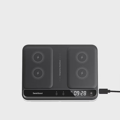 A fast wireless charger for Samsung supports 15W charging, allowing Galaxy users to power up their devices quickly.