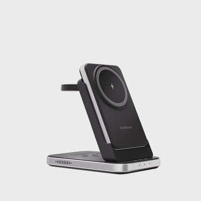 The iPhone MagSafe charger stand offers a perfect charging angle for your iPhone, making it easy to view notifications while charging.