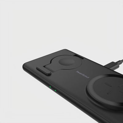 SwanScout 502G | 2 In 1 Foldable Wireless Charging Pad is designed for Google Watch and Google Pixel Buds Pro users, offering a seamless charging experience for multiple devices. With a non-slip base, fast charging technology, and a gravity structure design, it ensures stability, compatibility, and convenience in travel and storage.