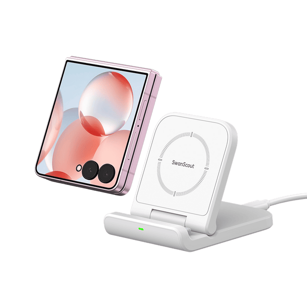 SwanScout 501S - Wireless Phone Charger Station for Galaxy Z Flip 8/7/