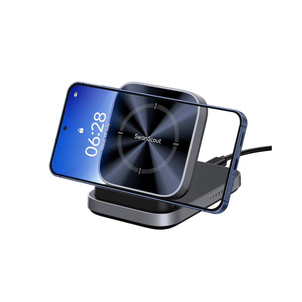 SwanScout 508 - Portable Wireless Charger Stand for Phones