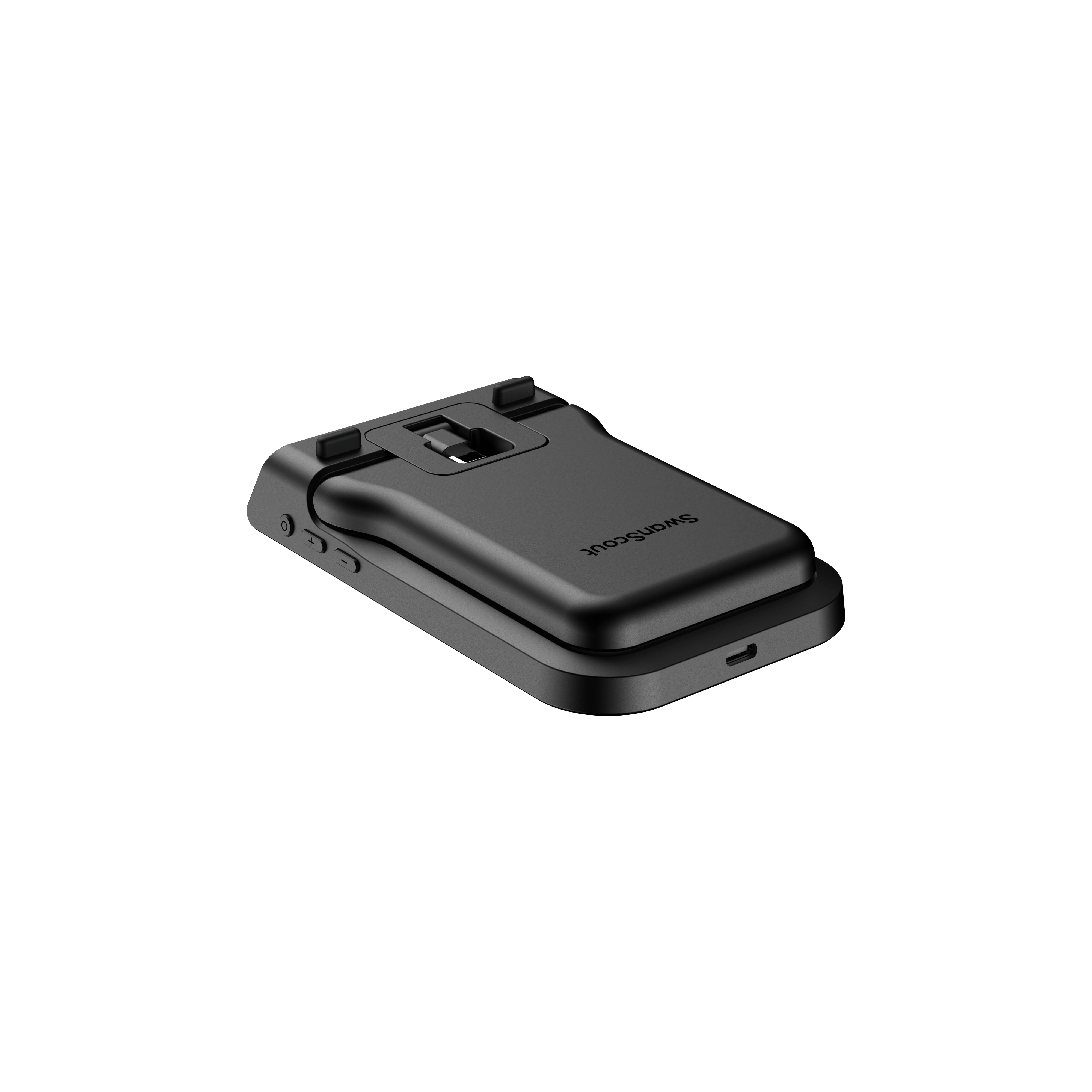 SwanScout 701G2 wired fast charger for Pixel Watch 2/3, shown from the back with multiple charging ports and compact design