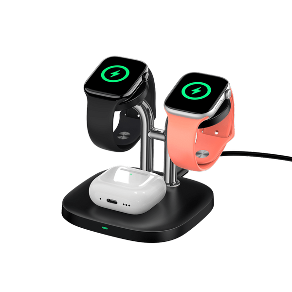 SwanScout 704A - Dual Smart Watch Charger for Apple & AirPods Dock