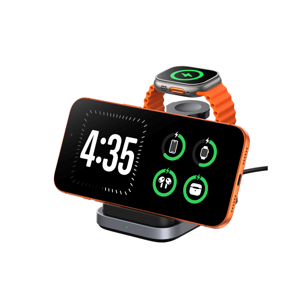 SwanScout 713A - Apple Watch と iPhone 17/16/15 用 3-in-1