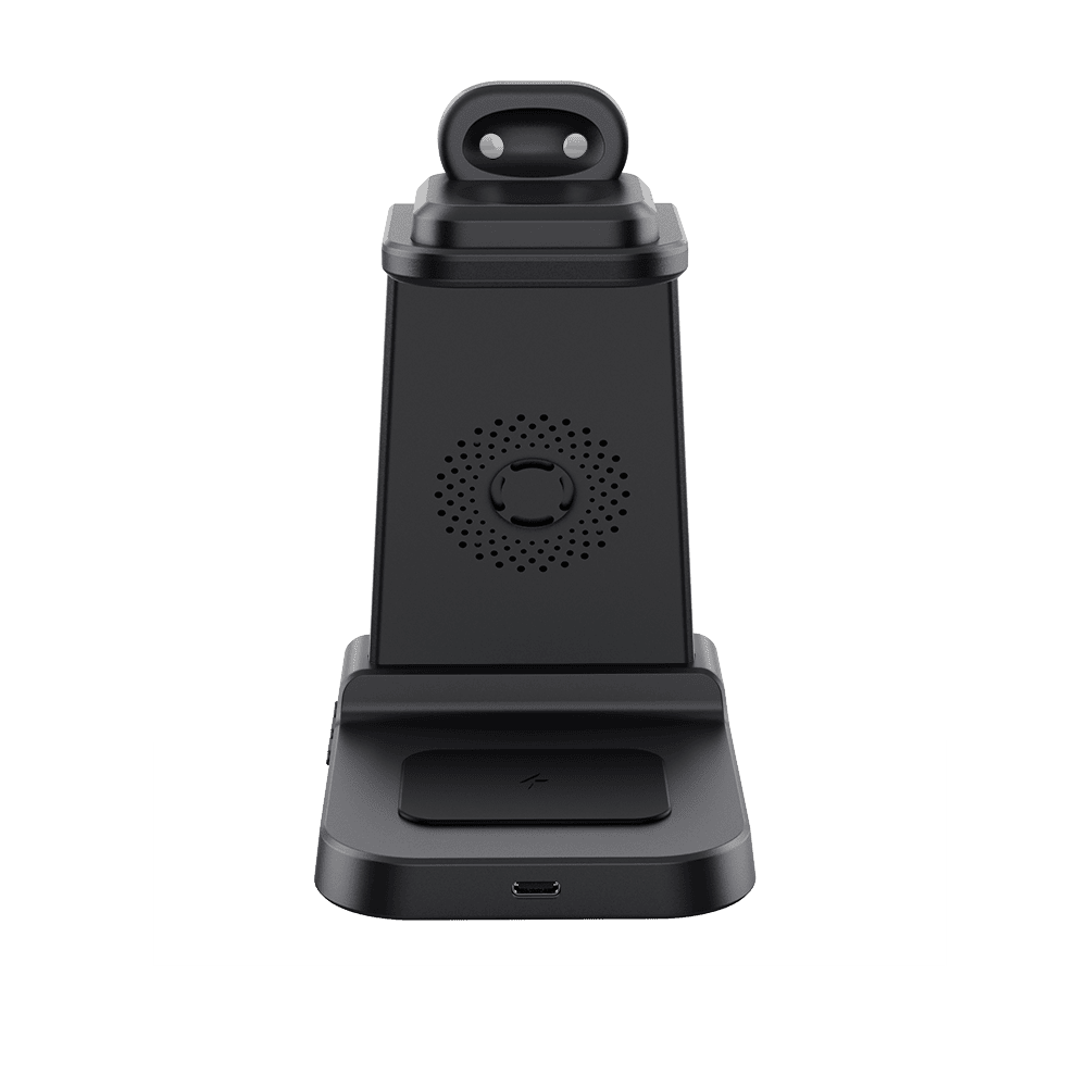 Rear view of SwanScout C02MG4 dock showing the USB-C port and ventilation holes